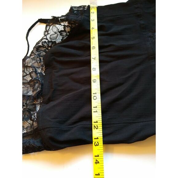 Free People  Premonitions Lace Trim Bodycon Dress . Size M - Picture 2 of 7